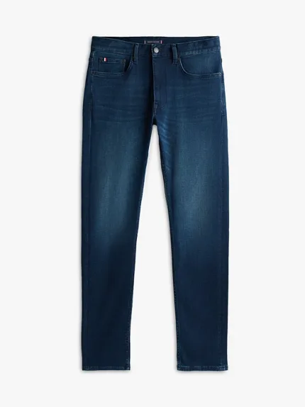 Jeans Slim Uomo Tommy Hilfiger Bleecker Lavaggio Blu Scuro art. MW0MW39042 1CV