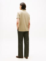 Polo Regular Fit in Maglina Cotone Uomo Tommy Hilfiger Beige art. MW0MW39994 M03 - immagine 3