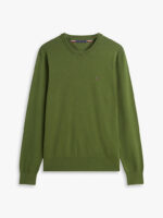 Maglioncino Girocollo in Cotone Uomo Tommy Hilfiger Verde art. MW0MW39999 L01