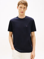 T-shirt rayé coupe classique pour homme Tommy Hilfiger, bleu. MW0MW42393 DW5