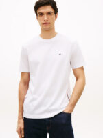 T-shirt Regular Fit Global Stripe in jersey Uomo Tommy Hilfiger Bianco art. MW0MW42393 YBR