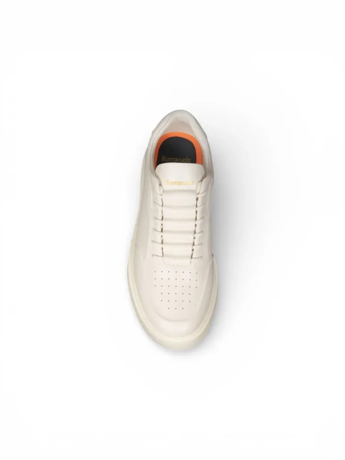 Sneakers Uomo Barracuda Phoenix in Pelle Bianca art. BU3510A V2093 White, foto 3 di 4