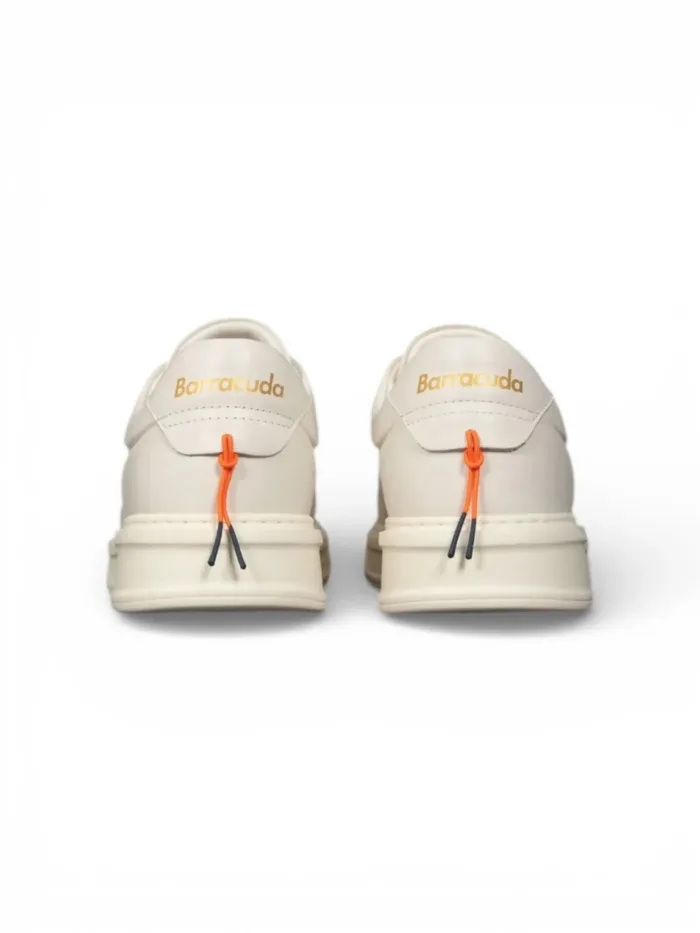 Sneakers Uomo Barracuda Phoenix in Pelle Bianca art. BU3510A V2093 White, foto 4 di 4