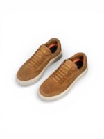 Sneakers Uomo Barracuda Phoenix in Camoscio Traforato Cuoio art. BU3612A V2753 Rhum - immagine 2