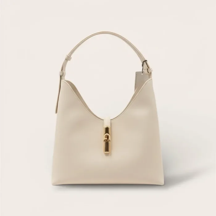 Borsa A Spalla Furla Goccia Panna Marshmallow art. WB01499 BX3104 1704S, foto 1 di 3