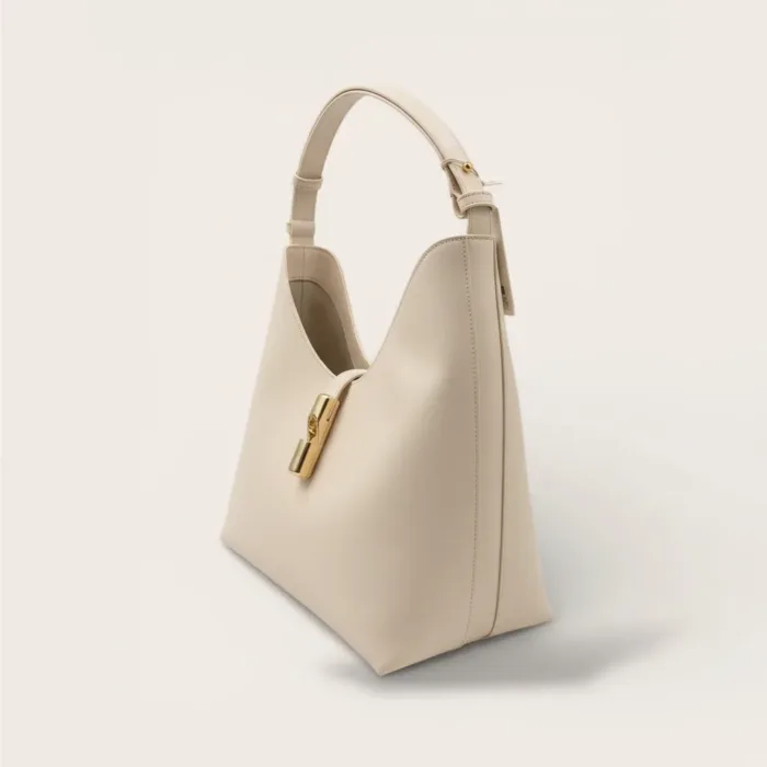 Borsa A Spalla Furla Goccia Panna Marshmallow art. WB01499 BX3104 1704S, foto 2 di 3