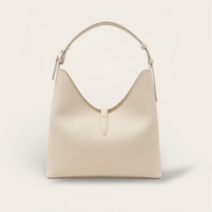 Borsa A Spalla Furla Goccia Panna Marshmallow art. WB01499 BX3104 1704S, foto 3 di 3