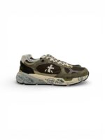 Sneakers Premiata Uomo In Camoscio e Nylon Verde art. Mase25 8022