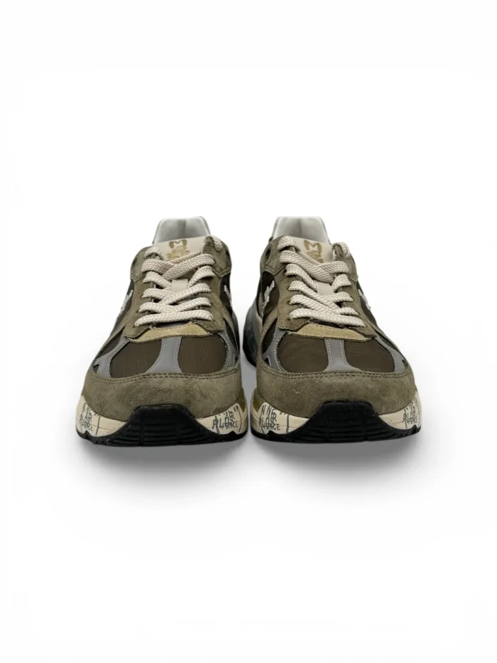 Sneakers Premiata Uomo In Camoscio e Nylon Verde art. Mase25 8022, foto 3 di 5