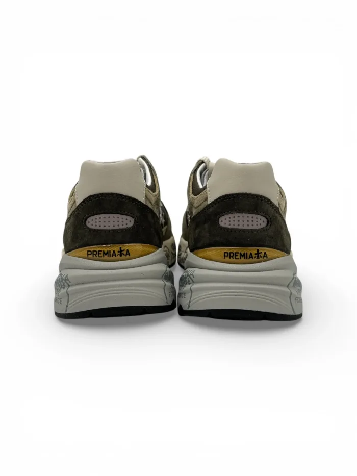 Sneakers Premiata Uomo In Camoscio e Nylon Verde art. Mase25 8022, foto 5 di 5