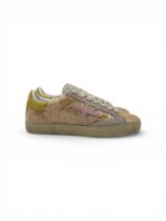 Sneakers Premiata Donna in Paillettes Oro art. Stevend 8254