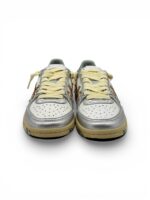 Sneakers Premiata Donna in Pelle Bianca e Argento art. Bskt Clayd 8170 - immagine 3