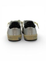 Sneakers Premiata Donna in Pelle Bianca e Argento art. Bskt Clayd 8170 - immagine 5