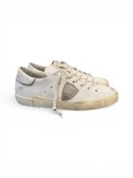 Sneakers Uomo Philippe Model Paris Prsx in Pelle Bianca art. PRLU FG01