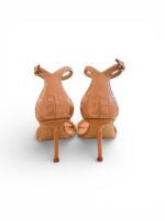Sandalo Sergio Levantesi in Vernice Nude Tacco 7,5 cm art. Goldie6 Vernice Naturale - immagine 4