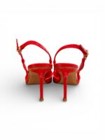 Slingback Sergio Levantesi in Vernice Rossa Tacco 8 cm art. Giulia6 Vernice Rosso - immagine 5