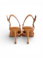 Slingback Sergio Levantesi in Vernice Nude Tacco 8 cm art. Giulia6 Vernice Nude - immagine 4