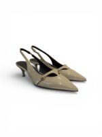 Slingback Furla in Vernice Tortora Tacco 7 cm art. YK50SFE-X70000 - immagine 2