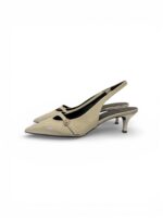 Slingback Furla in Vernice Tortora Tacco 7 cm art. YK50SFE-X70000 - immagine 4