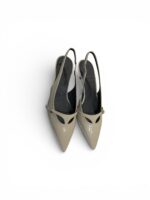 Slingback Furla in Vernice Tortora Tacco 7 cm art. YK50SFE-X70000 - immagine 6