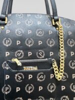 Shopping Pollini In Pelle Re-Heritage Nera con Cerniera TE8547PP0NQ2D00A - immagine 2