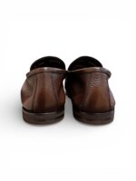Mocassino Uomo Barrett In Pelle Morbidissima Testa di Moro Produzione a Sacchetto Fondo Gomma cod. 241U012.19 - immagine 6
