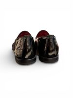 Mocassino Uomo con Nappine Barrett In Pelle Lucida Nera Con Fondo Cuoio Art. 251U028.1 - immagine 6