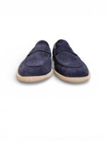 Mocassino Uomo Barrett In Camoscio Blu Con Fondo Gomma Antiscivolo Art. 261U035.7 - immagine 3