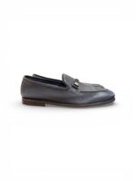Mocassino Uomo Barrett In Pelle Morbidissima Blu Produzione a Sacchetto Fondo Gomma cod. 241U012.1