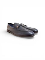 Mocassino Uomo Barrett In Pelle Morbidissima Blu Produzione a Sacchetto Fondo Gomma cod. 241U012.1 - immagine 2