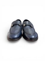 Mocassino Uomo Barrett In Pelle Morbidissima Blu Produzione a Sacchetto Fondo Gomma cod. 241U012.1 - immagine 3