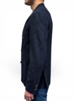 Giacca Lardini Doppiopetto in Misto Cotone Blu Art. CNLKJ6EJ85 PALK66042 850 - immagine 2