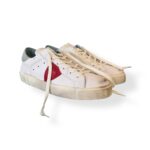 Sneakers Uomo Philippe Model Paris Prsx in Pelle Bianca Spoiler Celeste cod. PRLU VP22 - immagine 2