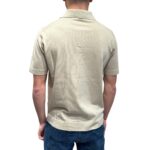 Polo Skipper Senza Bottoni Filippo De Laurentiis Beige Ecru art. PL0MCSK CR14R 040 - immagine 3