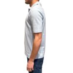 Polo Skipper Senza Bottoni Filippo De Laurentiis Azzurro Polvere art. PL0MCSK CR14R 800 - immagine 2