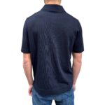 Polo Skipper Senza Bottoni Filippo De Laurentiis Blu Navy art. PL0MCSK CR14R 890 - immagine 3