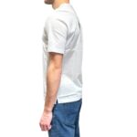 T-shirt Girocollo Ferrante in Cotone Filo di Scozia Bianco art 55R33104 Col 001 - immagine 2