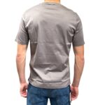 T-shirt Girocollo Ferrante in Cotone Filo di Scozia Tortora art 55R33104 Col 014 - immagine 3