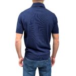 Polo in Cotone Filippo De Laurentiis Blu Indaco art. PL1MC CR14R 880 - immagine 3