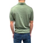 Polo in Cotone Filippo De Laurentiis Verde Salvia art. PL1MC CR14R 520 - immagine 3