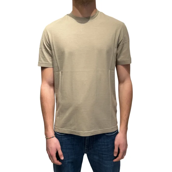 T-shirt in Crepe Cotton Filippo De Laurentiis Corda art TSMC JCREPE U080, foto 1 di 3