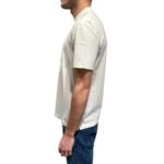 T-shirt in Crepe Cotton Filippo De Laurentiis Avorio art TSMC JCREPE U031 - immagine 2