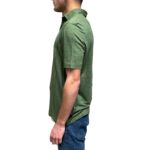 Polo in Lino Filippo De Laurentiis Verde Oliva art PLMCSKIT JERLIN U560 - immagine 2