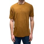 T-shirt in Lino Filippo De Laurentiis Cammello Chiaro art TSMC JERLIN U050