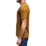 T-shirt in Lino Filippo De Laurentiis Cammello Chiaro art TSMC JERLIN U050 - immagine 2