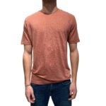 T-shirt in Lino Filippo De Laurentiis Rosa Antico art TSMC JERLIN U430
