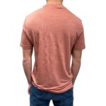 T-shirt in Lino Filippo De Laurentiis Rosa Antico art TSMC JERLIN U430 - immagine 3