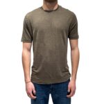T-shirt in Lino Filippo De Laurentiis Tortora art TSMC JERLIN U920