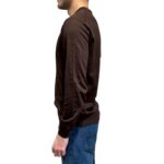 Maglione Girocollo Filippo De Laurentiis in Cotone Marrone art. GC1ML SU18R 290 - immagine 2