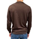 Maglione Girocollo Filippo De Laurentiis in Cotone Marrone art. GC1ML SU18R 290 - immagine 3